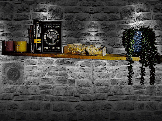 Modern American Oak Shelf – A Stunning Blend of Nature and Design