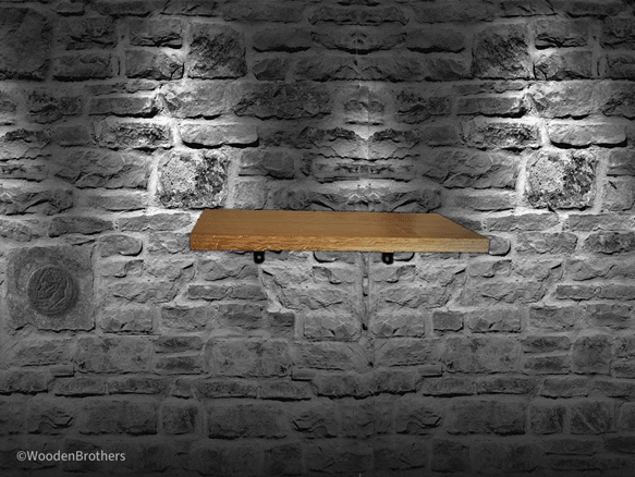 Modern American Oak Shelf – A Stunning Blend of Nature and Design